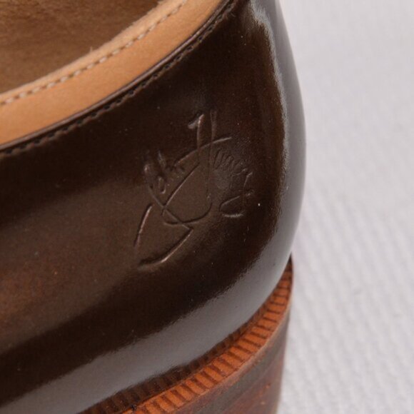 John Fluevog Modvog Claudia Leather Slip-On Shoes Sz 8.5 - Picture 7 of 12